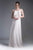 Cinderella Divine - 13010 Flounce Bodice Chiffon A-Line Dress Special Occasion Dress 4 / Champagne