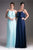 Cinderella Divine - 13010 Flounce Bodice Chiffon A-Line Dress Special Occasion Dress 4 / Navy