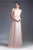 Cinderella Divine - 13010 Flounce Bodice Chiffon A-Line Dress Special Occasion Dress 4 / Peach