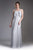 Cinderella Divine - 13010 Flounce Bodice Chiffon A-Line Dress Special Occasion Dress 4 / Silver