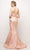 Cinderella Divine - 13312 Strapless Peplum Mermaid Gown Special Occasion Dress