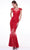 Cinderella Divine 6007 - Laced Sheath Evening Dress Special Occasion Dress S / Red