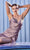 Cinderella Divine - 7479 Draped Bodice Open Back Evening Gown Bridesmaid Dresses 2 / Mauve