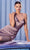 Cinderella Divine - 7479 Draped Bodice Open Back Evening Gown Bridesmaid Dresses 2 / Robin Blue