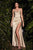 Cinderella Divine 7483 - Draped Corset Prom Dress Prom Dresses 2 / Champagne