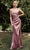 Cinderella Divine - 7483 Sleeveless Sweetheart Neck Long Gown - 1 pc Mauve in Size 6 Available CCSALE 6 / Mauve
