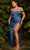Cinderella Divine 7484C - High Slit Evening Gown Special Occasion Dress