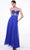 Cinderella Divine 7664 - Strapless Empire Chiffon Gown Special Occasion Dress 4 / Royal