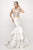 Cinderella Divine - 83903 Two Piece Beaded Tiered Mermaid Dress Special Occasion Dress 2 / White