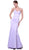 Cinderella Divine - 8792 Strapless Sweetheart Satin Trumpet Gown Special Occasion Dress 2 / Lavender