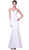 Cinderella Divine - 8792 Strapless Sweetheart Satin Trumpet Gown Special Occasion Dress
