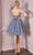Cinderella Divine 9243 - Applique Cocktail Dress Special Occasion Dress