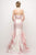 Cinderella Divine - A5033 Strapless Jacquard Layered Mermaid Gown Special Occasion Dress