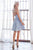 Cinderella Divine - AM391 Plunging V-neck Pleated A-line Dress Cocktail Dresses