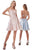 Cinderella Divine - AM398 Shimmering Sequins A-Line Cocktail Dress Homecoming Dresses 2 / Blush