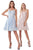 Cinderella Divine - AM398 Shimmering Sequins A-Line Cocktail Dress Homecoming Dresses