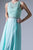 Cinderella Divine - B1601 Embellished Belt Lace A-Line Chiffon Dress Bridesmaid Dresses XS / Mint