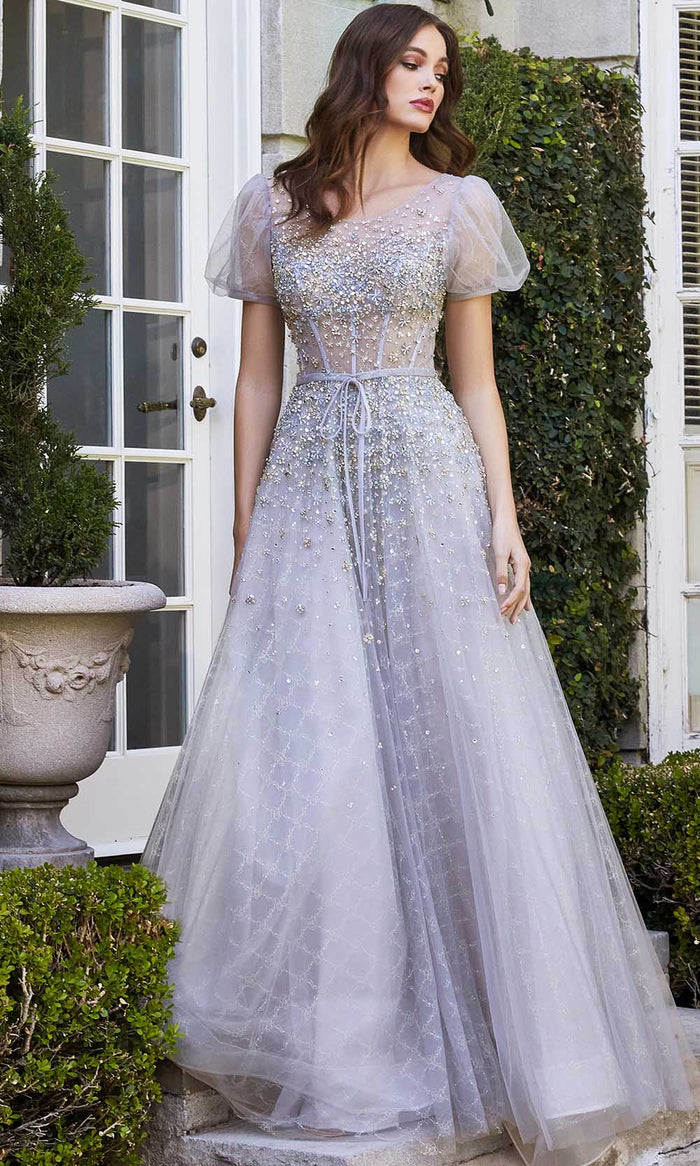 Cinderella Divine B708 - Bateau Neck Ball gown Special Occasion Dress 2 / Silver