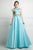 Cinderella Divine - Beaded High Neck Two Piece Evening Gown Special Occasion Dress 2 / Sky Blue