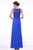 Cinderella Divine - Bedazzled Plunging V-neck A-line Dress Special Occasion Dress