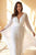 Cinderella Divine Bridal CD242W - V-neck Formal Dress Bridal Dresses