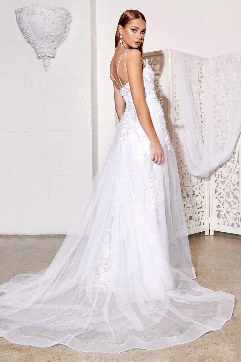 Cinderella Divine's Enchanting Lace and Beadwork Wedding Gown for a Fairytale Bride