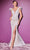 Cinderella Divine Bridal - Feather Ornate High Slit Bridal Gown CD952 - 1 pc Off White In Size 18 Available CCSALE 18 / Off White