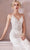 Cinderella Divine Bridal J825W - V-neck Bridal Gown Special Occasion Dress