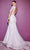Cinderella Divine Bridals - CD951W Embroidered Long Sleeve Long Gown Wedding Dresses