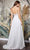 Cinderella Divine Bridals - TY11 Sheer Floral Embroidered Bridal Gown Wedding Dresses