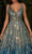 Cinderella Divine C135 - Sequin Sleeveless Prom Dress Special Occasion Dress 2 / Lt Blue