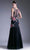 Cinderella Divine C80089A - Laced Illusion Evening Gown Special Occasion Dress