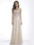 Cinderella Divine Cap Sleeve Beaded Lace Chiffon Gown CJ1022 CCSALE 8 / Champagne