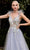 Cinderella Divine CB091 - Deep V-neck long Gown Prom Dresses