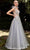 Cinderella Divine CB091 - Deep V-neck long Gown Prom Dresses