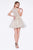 Cinderella Divine - CD0117 Sleeveless Lace Bodice Tulle A-Line Cocktail Dress Special Occasion Dress