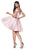 Cinderella Divine - CD0140 Off Shoulder Satin A-Line Dress Homecoming Dresses