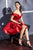 Cinderella Divine - CD0140 Off Shoulder Satin A-Line Dress Homecoming Dresses