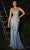Cinderella Divine CD0179 - Fully Sequined Long Gown Special Occasion Dress XXS / Lt Blue