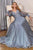 Cinderella Divine CD0183 - Bishop Sleeve Prom Dress Special Occasion Dress XXS / Smoky Blue