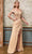Cinderella Divine CD0186 - Applique Corset Prom Dress Special Occasion Dress XXS / Champagne
