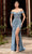 Cinderella Divine CD0186 - Applique Corset Prom Dress Special Occasion Dress XXS / Smoky Blue