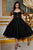 Cinderella Divine CD0187 - Puff- Sleeve Tea-Length Dress Prom Dresses
