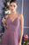 Cinderella Divine - CD184 Sleeveless Pleated Tulle A-Line Gown Bridesmaid Dresses 4 / Orchid