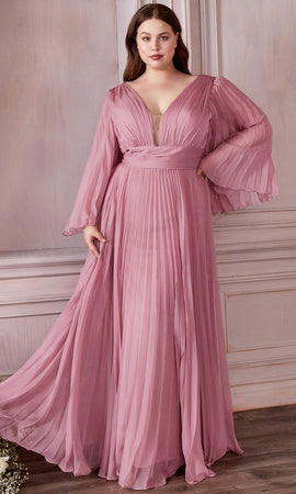Cinderella Divine Bell Sleeve Evening Gown