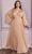Cinderella Divine CD242C - Bell Sleeve Evening Gown Special Occasion Dress 18 / Champagne