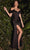 Cinderella Divine CD965 - Rosette Evening Dress Special Occasion Dress 2 / Black