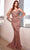 Cinderella Divine CD969 - Beaded Prom Dress Special Occasion Dress 2 / Rose Gold