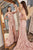Cinderella Divine CD973 - Cut-out Bodice Lace Long Gown Special Occasion Dress