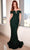Cinderella Divine CD975 - Sweetheart Long Gown Special Occasion Dress 2 / Emerald